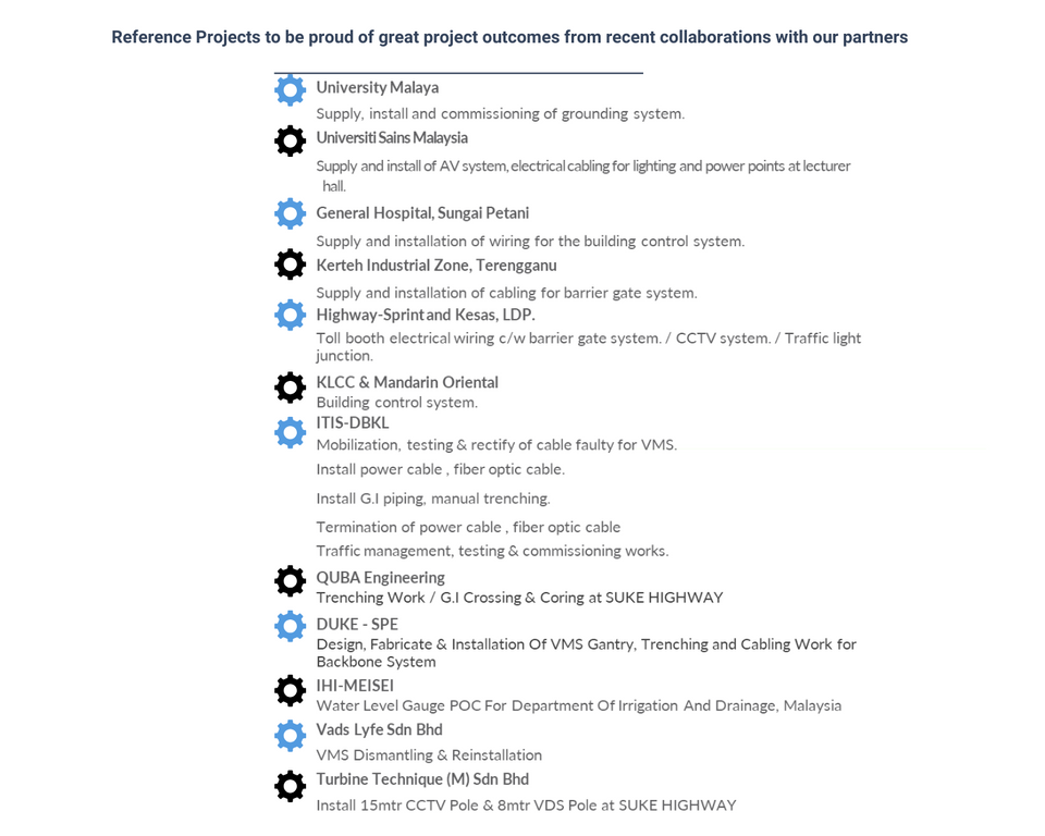 PROJECT REFERENCE – nextgmatrix engineering